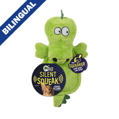 GODOG SILENT SQUEAK FLATTIES LARGE DOG TOYS