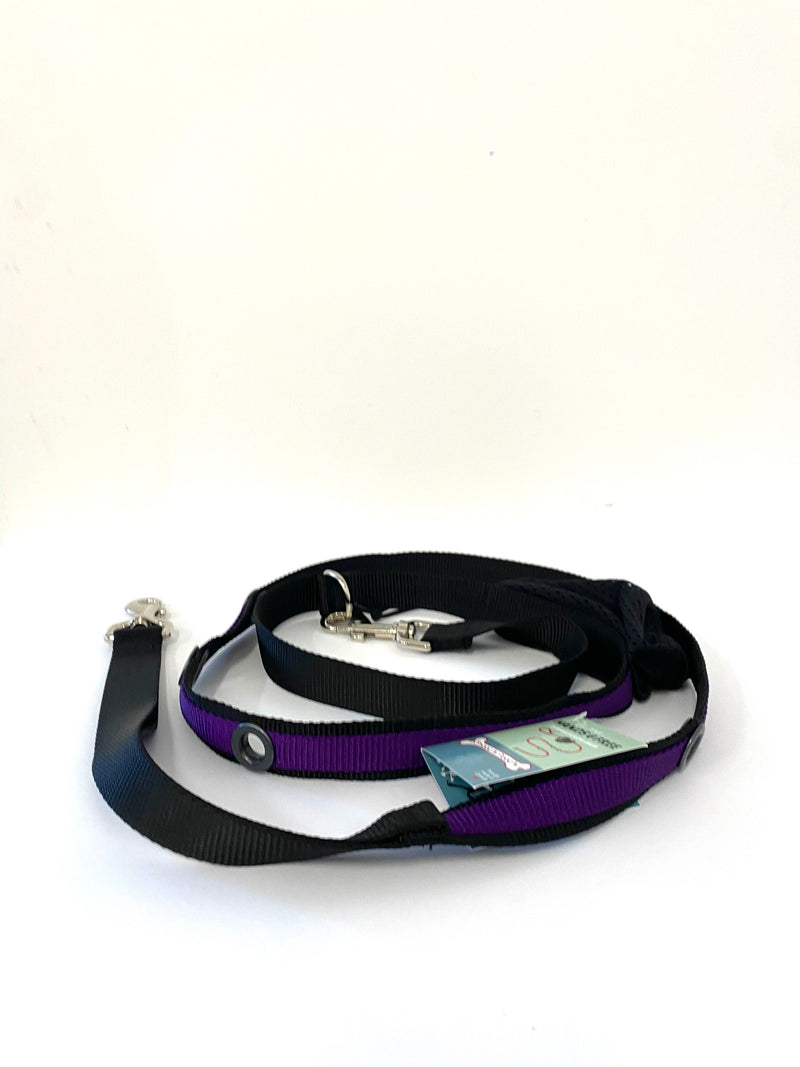 SMOOCHY POOCHY 1”x6’ HANDS FREE NYLON LEAD (TWO COLOURS)