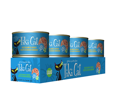 TIKI CAT WILD SALMON CHICKEN RECIPE IN CHICKEN CONSOMMÉ WET CAT
