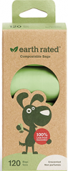EARTH RATED CERTIFIED COMPOSTABLE BAGS (120CT)