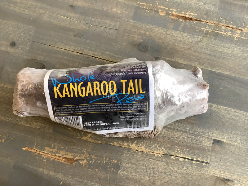 K9 CHOICE FOODS KANGAROO TAIL FROZEN DOG TREAT