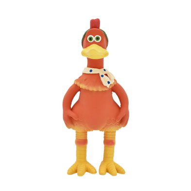 MULTIPET CHICKEN RUN GINGER LATEX DOG TOY