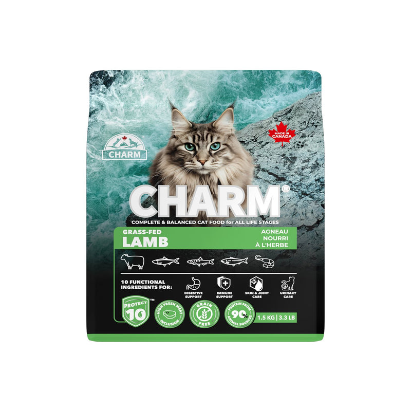 CHARM GRASS-FED LAMB 340G CAT FOOD