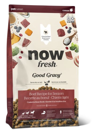 Now Fresh Good Gravy Beef Recipe With Ancient Grains Senior Dog 3.5lb