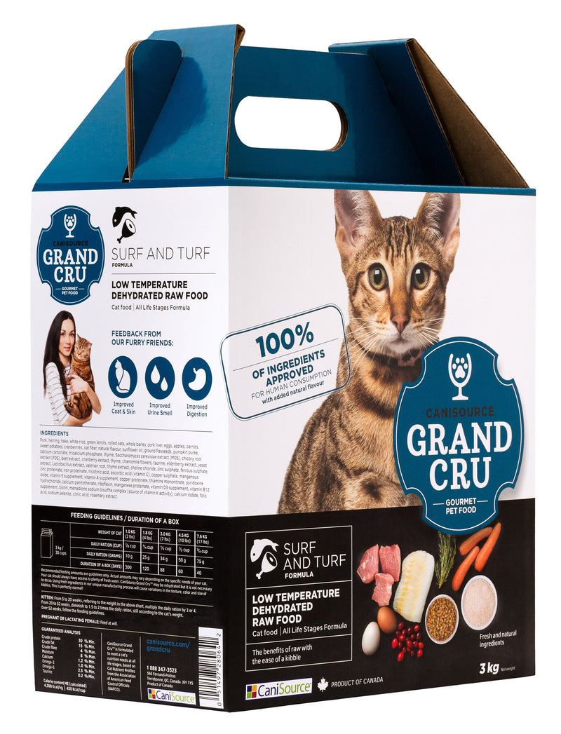 CANISOURCE GRAND CRU SURF AND TURF CAT 3KG