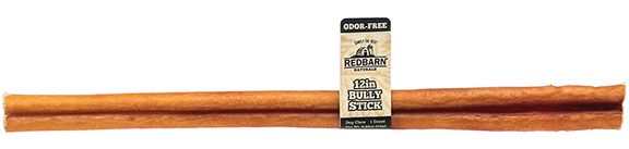 RED BARN ODOUR FREE BULLY STICK DOG 12IN