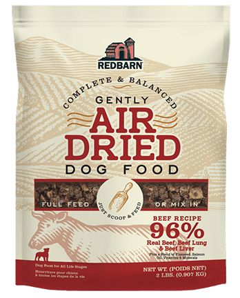 REDBARN DOG AIR DRIED GRAIN FREE BEEF DOG 2LB