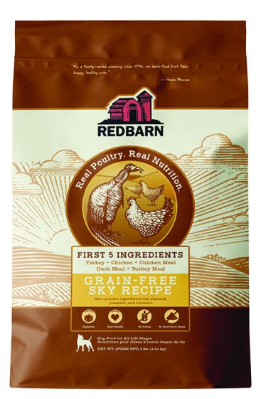 REDBARN GRAIN FREE DRY DOG FOOD SKY RECIPE 4LB