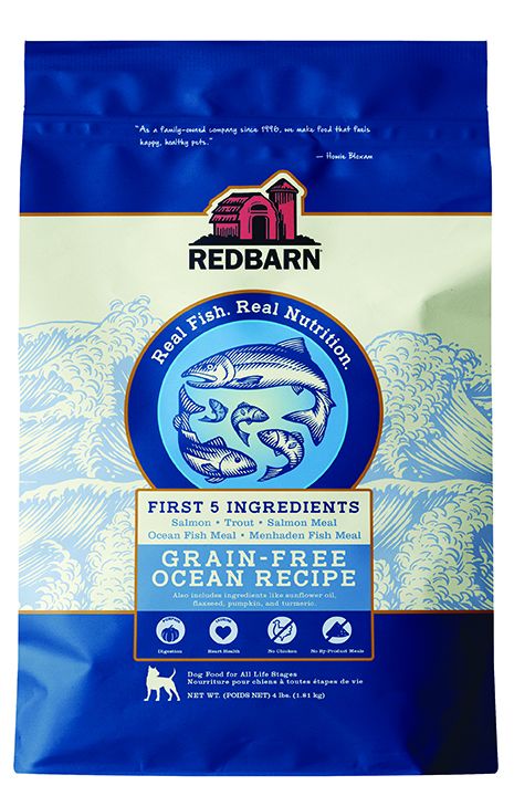 REDBARN GRAIN FREE DRY DOG FOOD OCEAN RECIPE 4LB