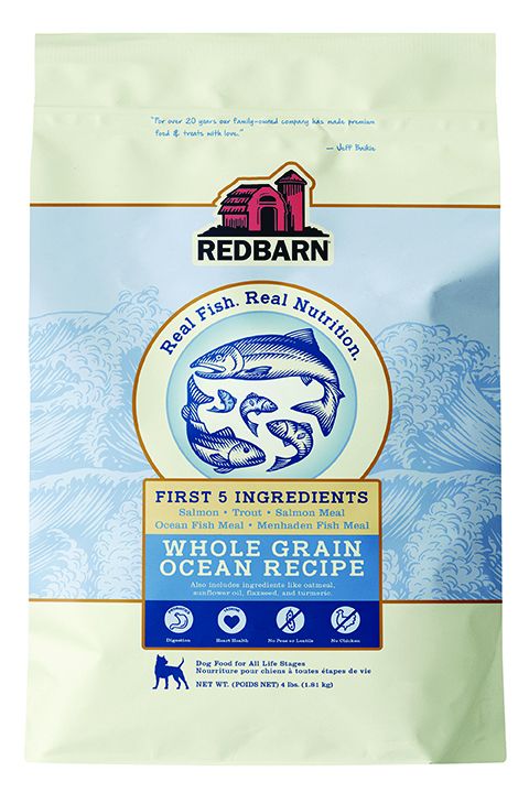 REDBARN WHOLE GRAIN DRY DOG FOOD OCEAN RECIPE 4LB