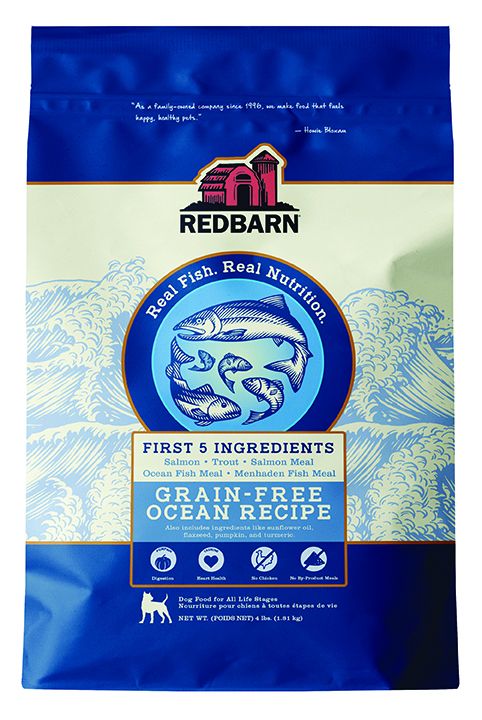 REDBARN GRAIN-FREE DRY DOG FOOD OCEAN RECIPE 22LB