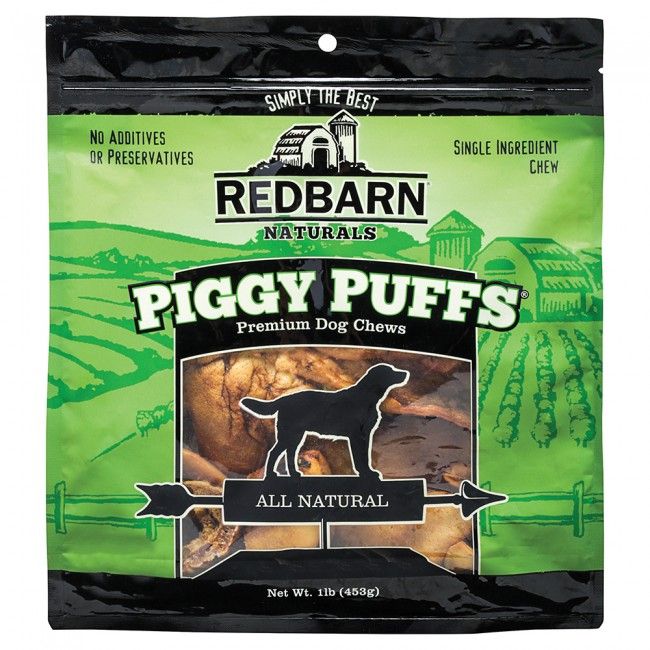 REDBARN PIGGY PUFFS 1LB DOG