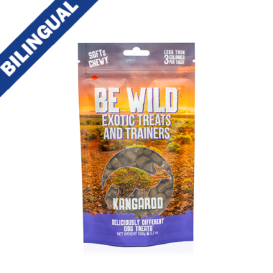 THIS & THAT BE WILD EXOTIC TREATS AND TRAINERS KANGAROO SOFT & CHEWY DOG TREAT 150GM