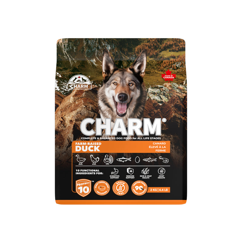 CHARM FARM-RAISED DUCK 10KG DOG FOOD