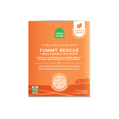 OPEN FARM GENTLY COOKED TUMMY RESCUE RECIPE FROZEN DOG FOOD 96OZ