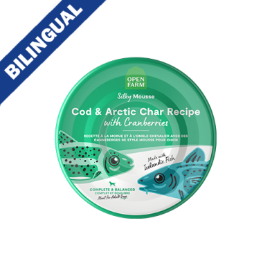 OPEN FARM COD & ARCTIC CHAR RECIPE WITH CRANBERRIES WET DOG FOOD 7OZ