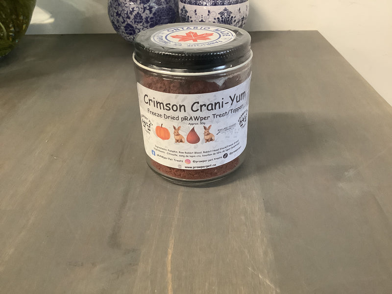 PRAWPER PET - CRIMSON CRANI-YUM 50G