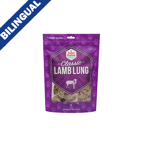 THIS & THAT SNACK STATION LAMB LUNG TREAT FOR DOGS 150G