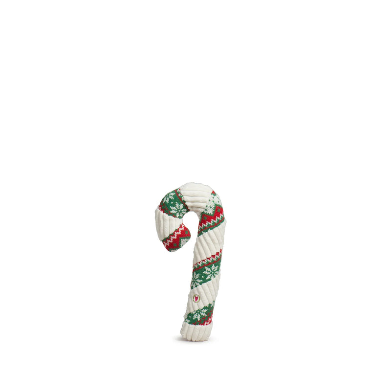 HUGGLEHOUNDS HOLIDAY FAVORITE WINTERGREEN CANDY CANE DOG TOY 24IN