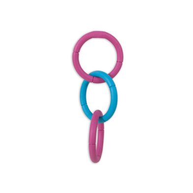 JW INVINCIBLE CHAINS TRIPLE SMALL DOG TOY