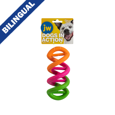 JW DOGS IN ACTION LARGE RUBBER DOG TOY