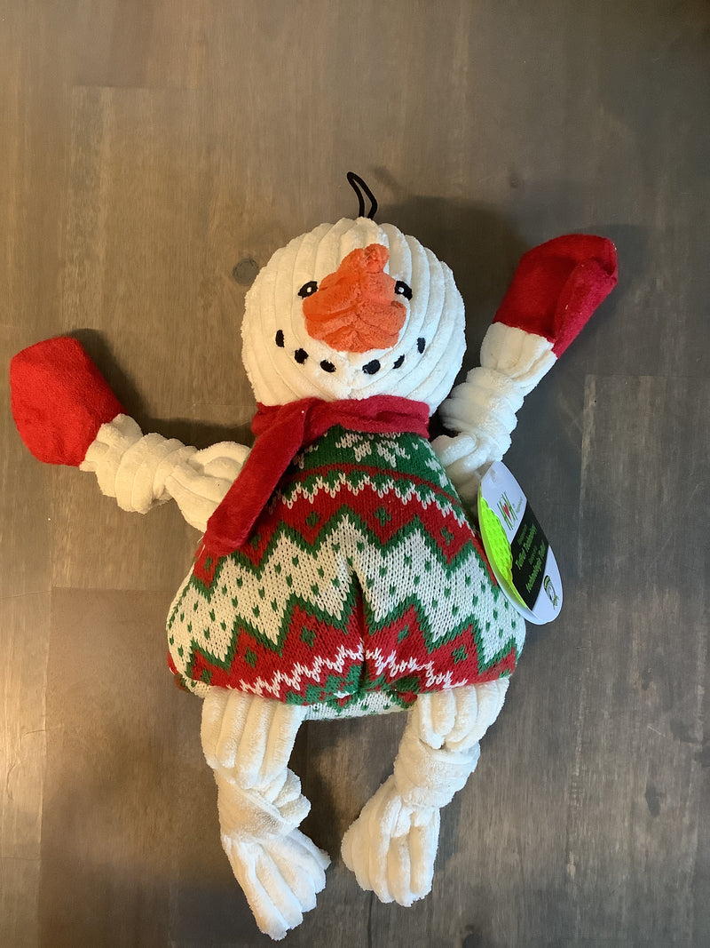 HUGGLEHOUNDS - MR. SNOWMAN KNOTTIES - LARGE