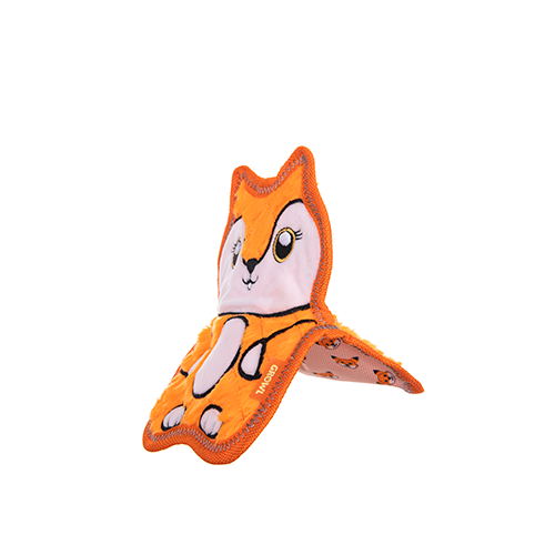 GROWL™ FLIP FLOPPZ FERGIE THE FOX DOG TOY