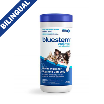 BLUESTEM \ DENTAL WIPES 60CT