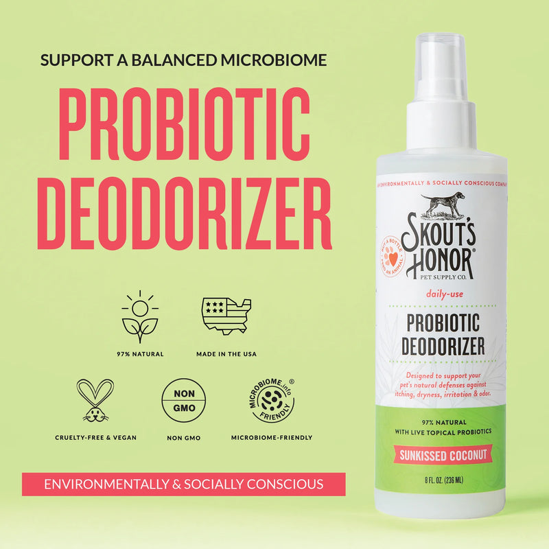 SKOUTS HONOR - PROBIOTIC DAILY USE DEODORIZER 8OZ