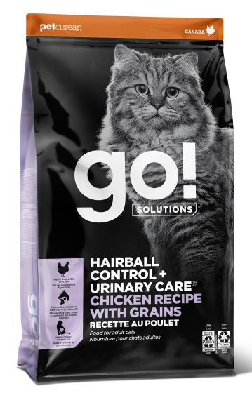GO HAIRBALL CONTROL + URINARY CARE CHICKEN RECIPE WITH GRAINS CAT 12LB