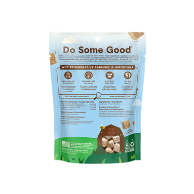 OPEN FARM® FREEZE-DRIED RAW CUBES SINGLE INGREDIENT LAMB LUNG DOG TREAT 3OZ