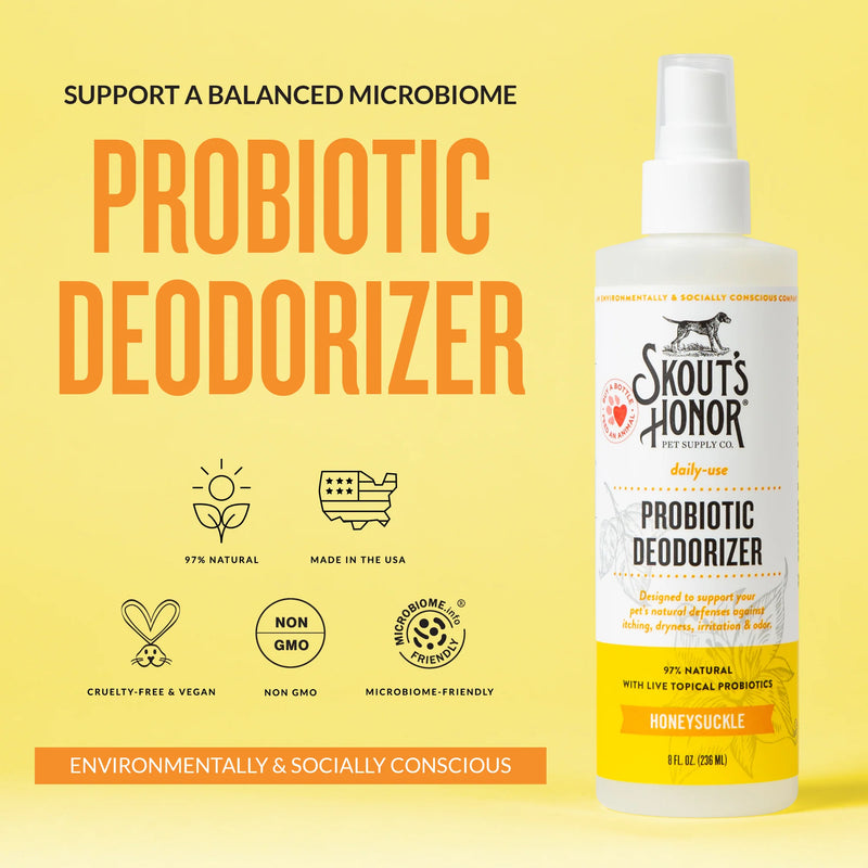 SKOUTS HONOR - PROBIOTIC DAILY USE DEODORIZER 8OZ