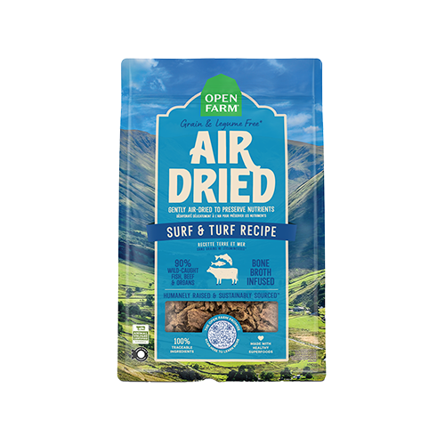 OPEN FARM AIR DRIED SURF & TURF RECIPE FOR DOGS 2LB