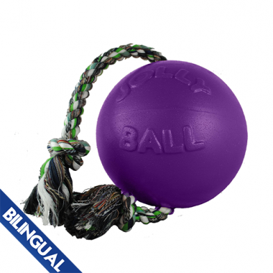 JOLLY PETS ROMP-N-ROLL ASSORTED COLORS 4.5"