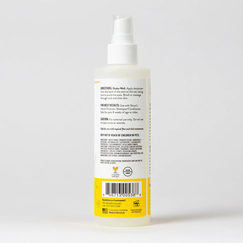 SKOUTS HONOR - PROBIOTIC DAILY USE DEODORIZER 8OZ