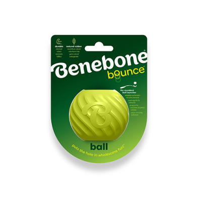 BENEBONE BOUNCE RUBBER BALL DOG TOY