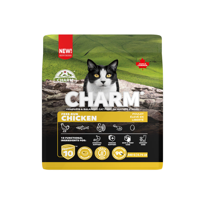 CHARM FREE-RUN CHICKEN 340G CAT FOOD