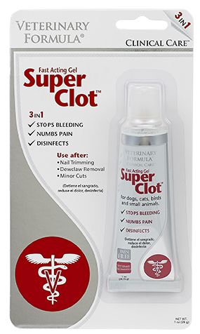 VETERINARY FORMULA SUPER CLOT DOGS, CATS, BIRDS, SMALL ANIMALS 1OZ