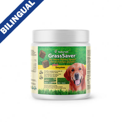 NATURVET GRASSSAVER (120CT) SOFT CHEWS FOR DOGS