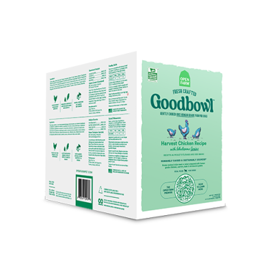 OPEN FARM GOODBOWL HARVEST CHICKEN & WHOLESOME GRAINS FROZEN DOG FOOD 96OZ