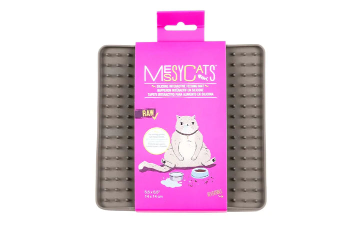 MESSY CATS - SILICONE REVERSIBLE INTERACTIVE CAT LICKING MAT