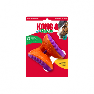 KONG RERUN WHOOSH BALL ASSORTED MEDIUM/LARGE DOG TOY