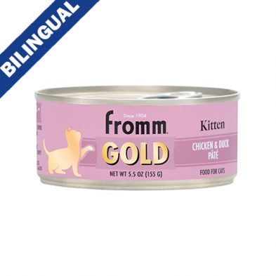 FROMM GOLD KITTEN CHICKEN & DUCK PÂTÉ FOOD FOR CATS