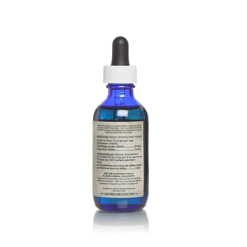ADORED BEAST APOTHECARY - LIVER TONIC - SUPPORT & DETOXIFIER - 60ML
