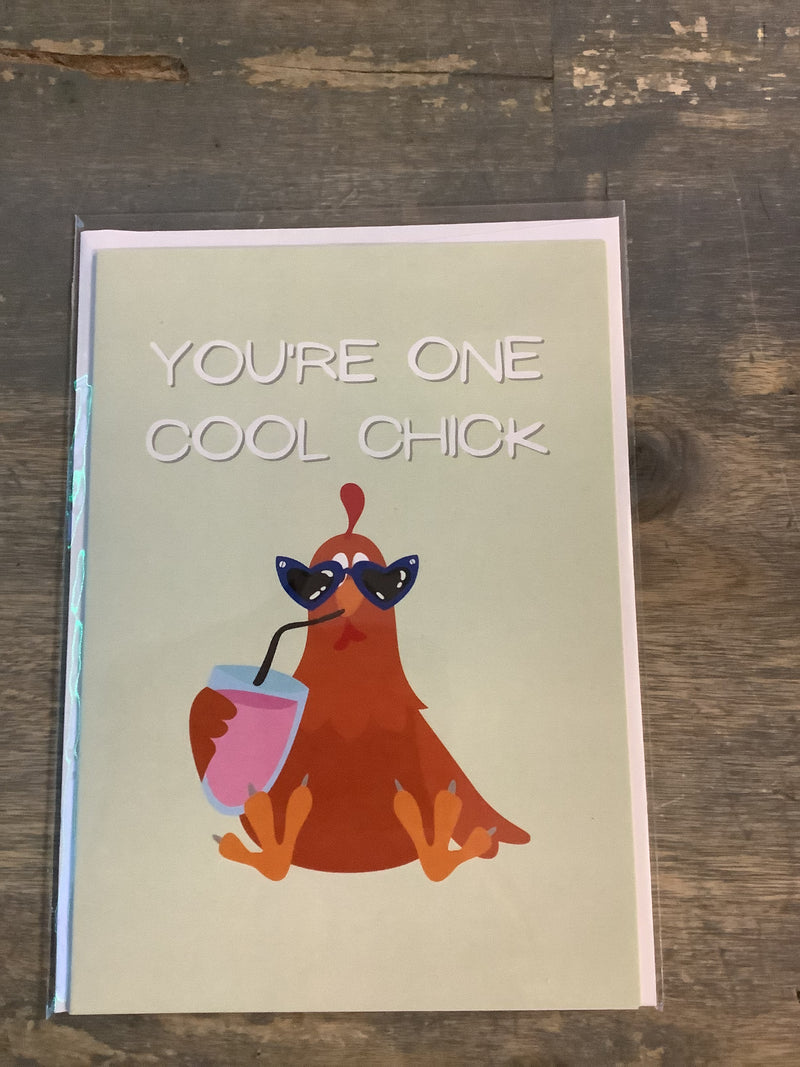 THE DOG SHOP - BIRTHDAY CHICK CARD
