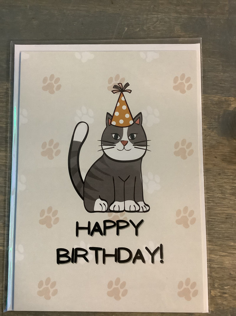 THE DOG SHOP - HAPPY BIRTHDAY CAT CARD