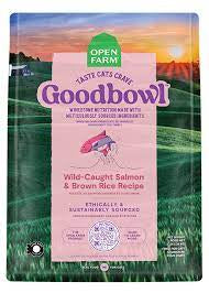 OPEN FARM GOODBOWL WILD- CAUGHT SALMON & BROWN RICE RECIPE FOR CATS 3LB