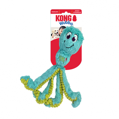 KONG WUBBA OCTOPUS ASSORTED LARGE DOG TOY