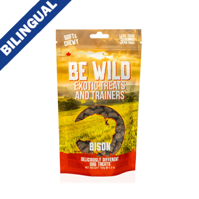 THIS & THAT BE WILD EXOTIC TREATS AND TRAINERS BISON SOFT & CHEWY DOG TREAT 150GM