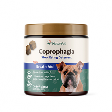 NATURVET COPROPHAGIA STOOL EATING DETERRENT SOFT CHEWS (130 CT)